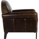 Bastoni Chocolate Leather Lounge Chair